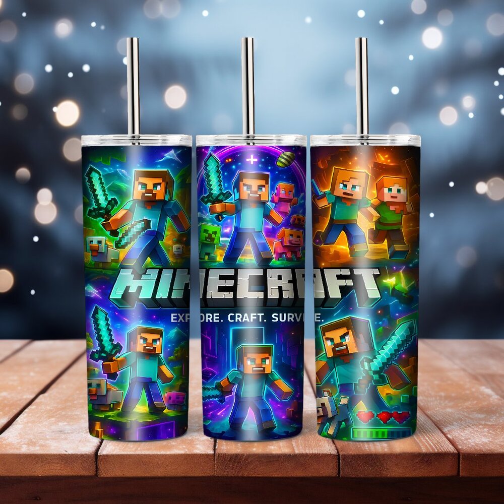 20oz Tumbler, Minecraft Travel Mug